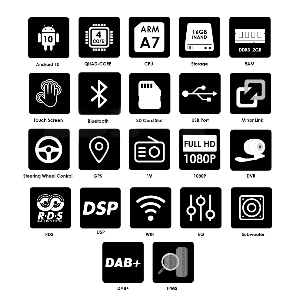 Автомобильный мультимедийный плеер 1din android 10 6 2 дюймов для