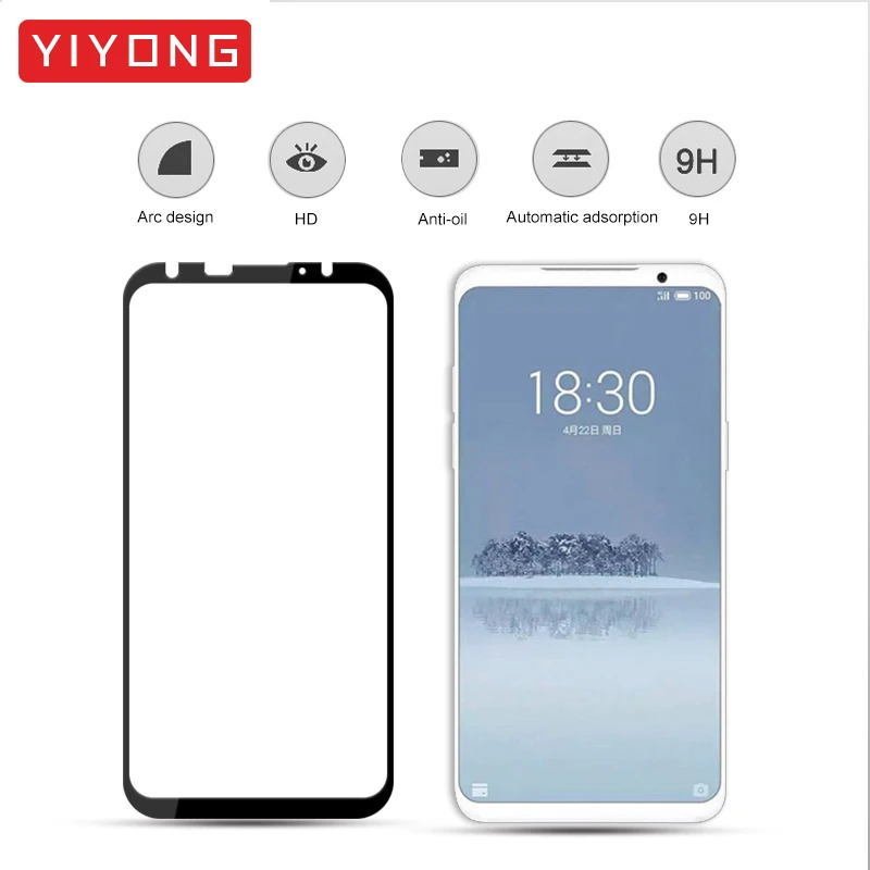 YIYONG полное покрытие стекло для Meizu 16 Plus 16S Pro закаленное Защита экрана 16th 16X 16XS X S