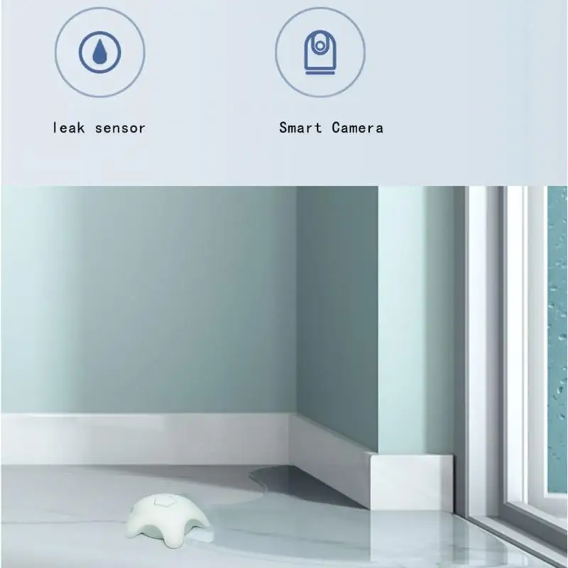 Датчик утечки воды Tuya ZigBee 3 0 детектор с Wi-Fi и управлением через приложение |