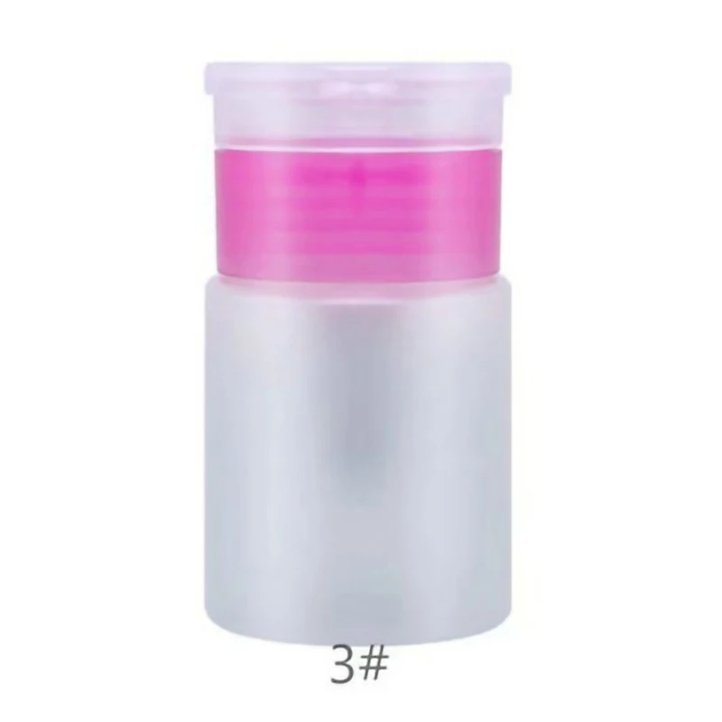 60 мл нейл арта дозатор пустая бутылка мини насос Акрил Гель лак для ногтей чистки