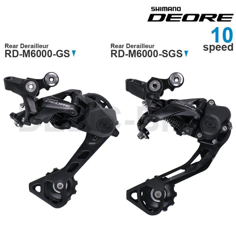 Задний переключатель передач SHIMANO DEORE M6000 10v RD оригинальные детали - купить по