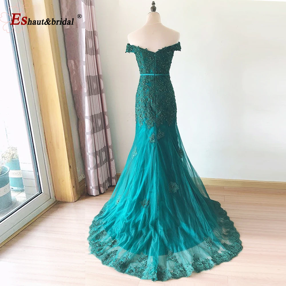 Кружевное платье с открытыми плечами вечернее для выпускного вечера женщин 2020