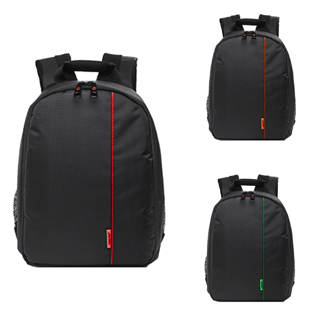 Роскошный рюкзак для объектива DSLR камеры сумка оранжевого цвета Canon Nikon Sony Sigma