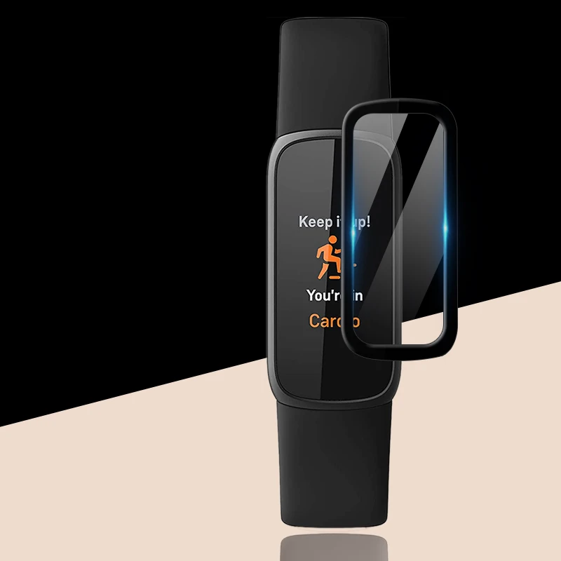 

Изогнутая мягкая прозрачная защитная пленка 3D для смарт-браслета Fitbit Luxe Band, аксессуары для защиты экрана смарт-браслета