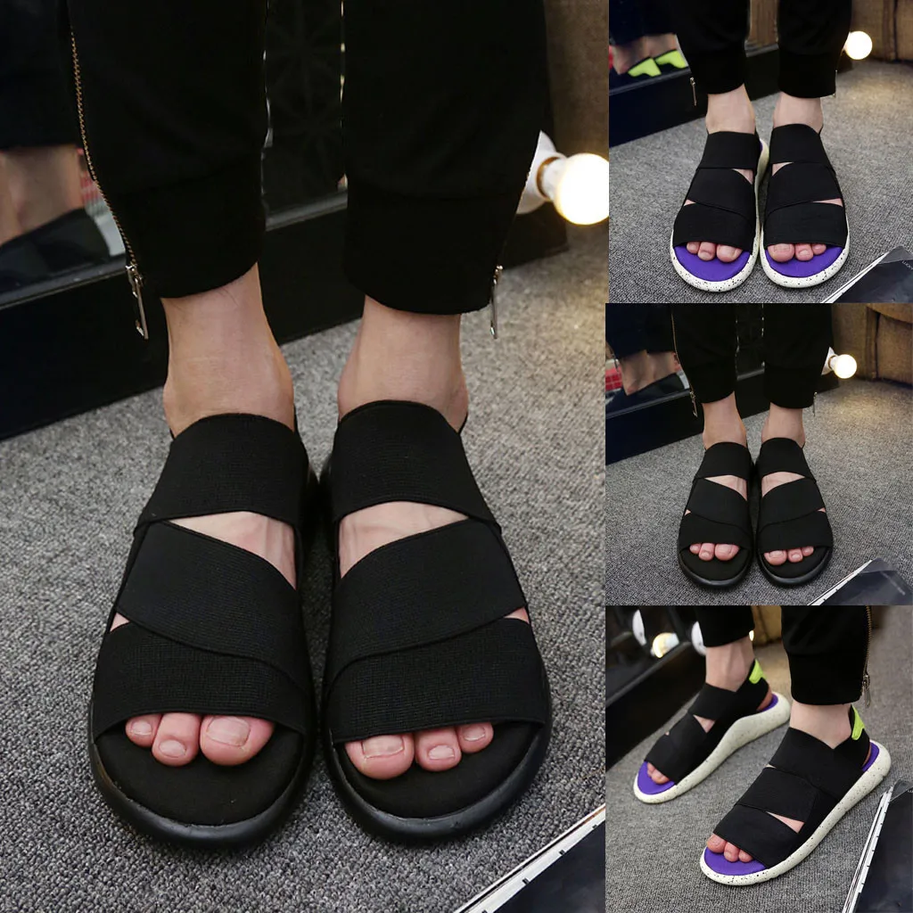 

2020 new Couple Summer Non-slip Sandals Wild Casual Slippers Light Weight Sandals Europe fashion Quality Guaranteed Hot