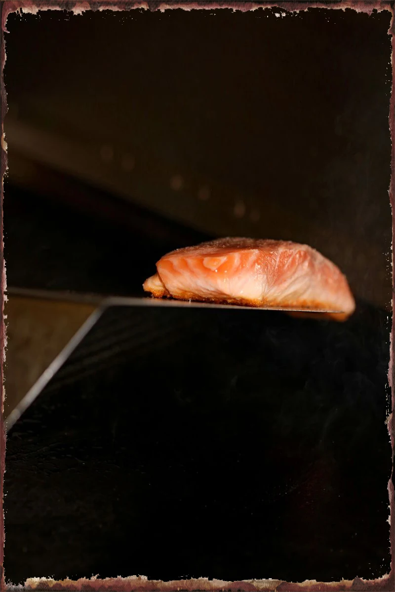 Жестяная Табличка в греческом стиле с изображением рыбы на гриле декор для