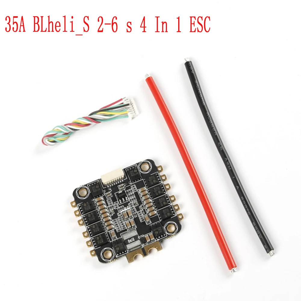 REV35 35A BLheli_S 2-6S 4 в 1 ESC встроенный датчик для RC Racer Racing FPV Drone запчасти
