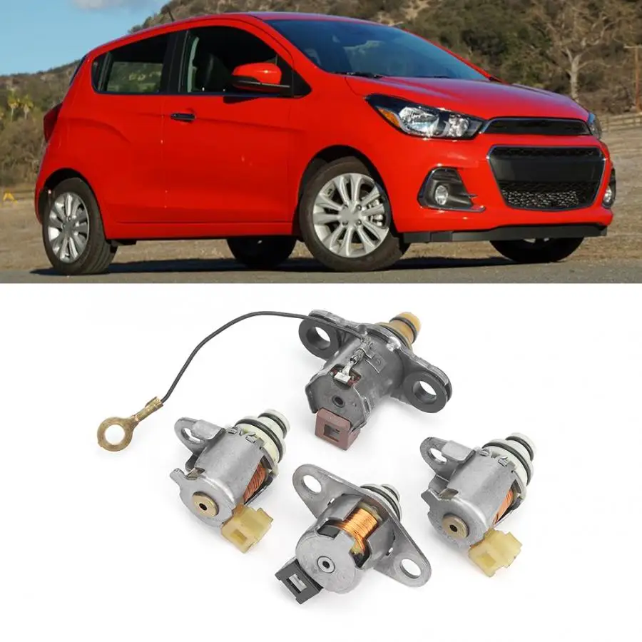 4Pcs Transmission Solenoid Block Control Unit Module Fit for Chevrolet Spark 2003-2016 JF405E car accesories Car Valve | Автомобили и