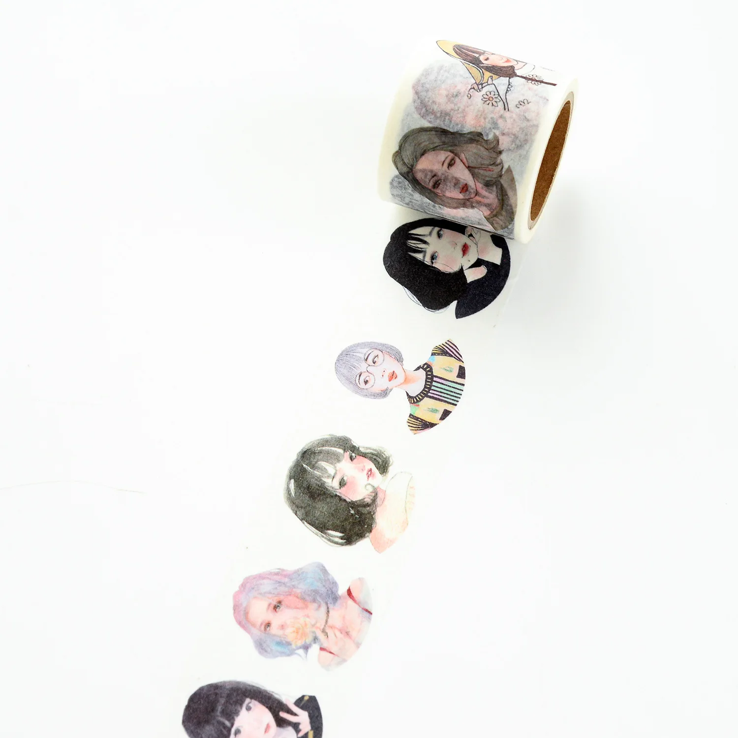 Широкая японская пищевая клейкая лента с милым котом Васи декоративная каваи для