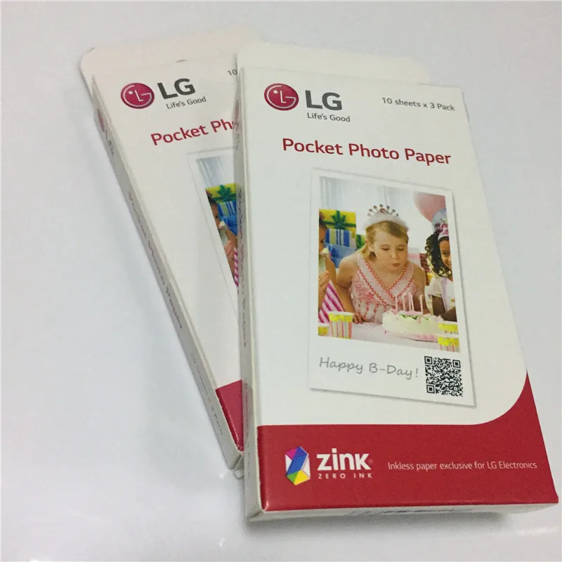 Seracase 60 шт. фотобумага s Zink PS2203 смарт мобильный принтер для LG фотопринтер PD221/PD251 PD233 PD239 бумага для печати