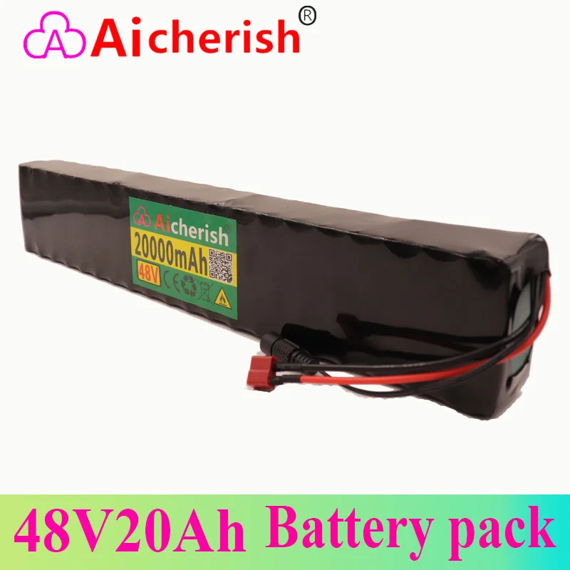 

18650 Battery 13S3P 48V 20Ah 750W Rechargeable Battery pack Built-in BMS Function Overcharge Protection