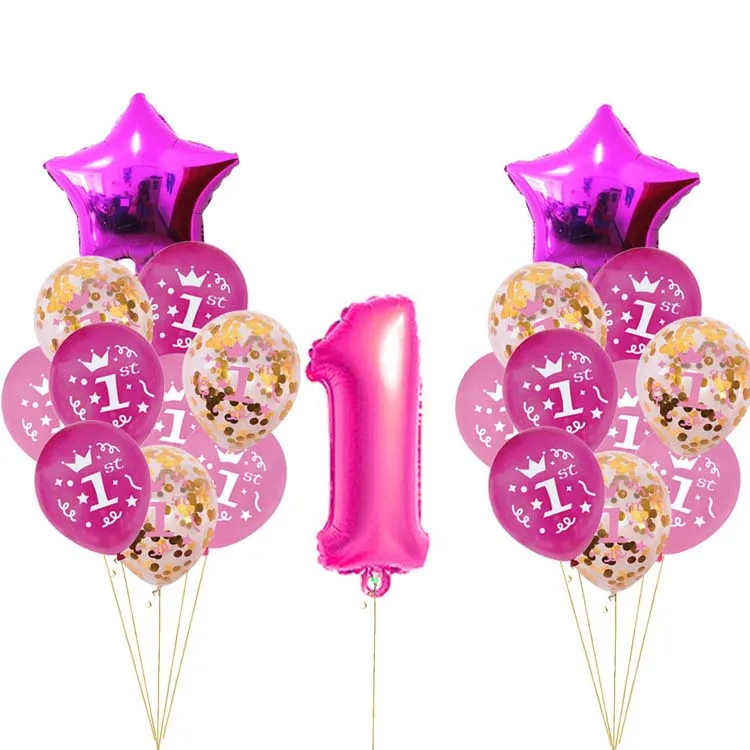 21 вeщeй нижнee бeльё 1st на день рождения воздушных шаров из латекса комплект