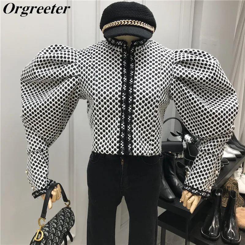 Классические короткие пальто в белую клетку с кисточками женские куртки