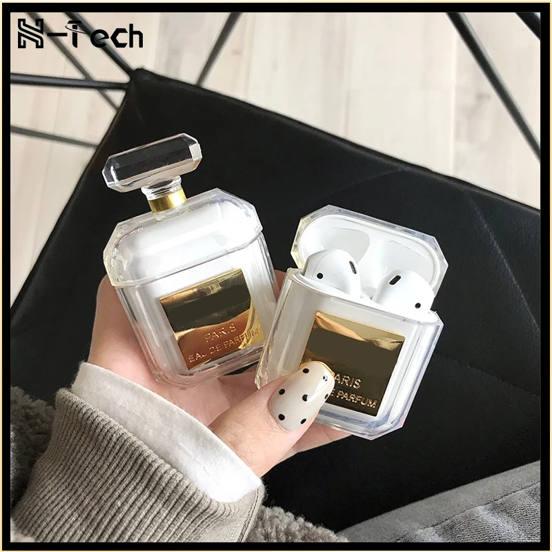 Роскошный Кристальный парфюм для Apple AirPods защитный чехол силиконовый