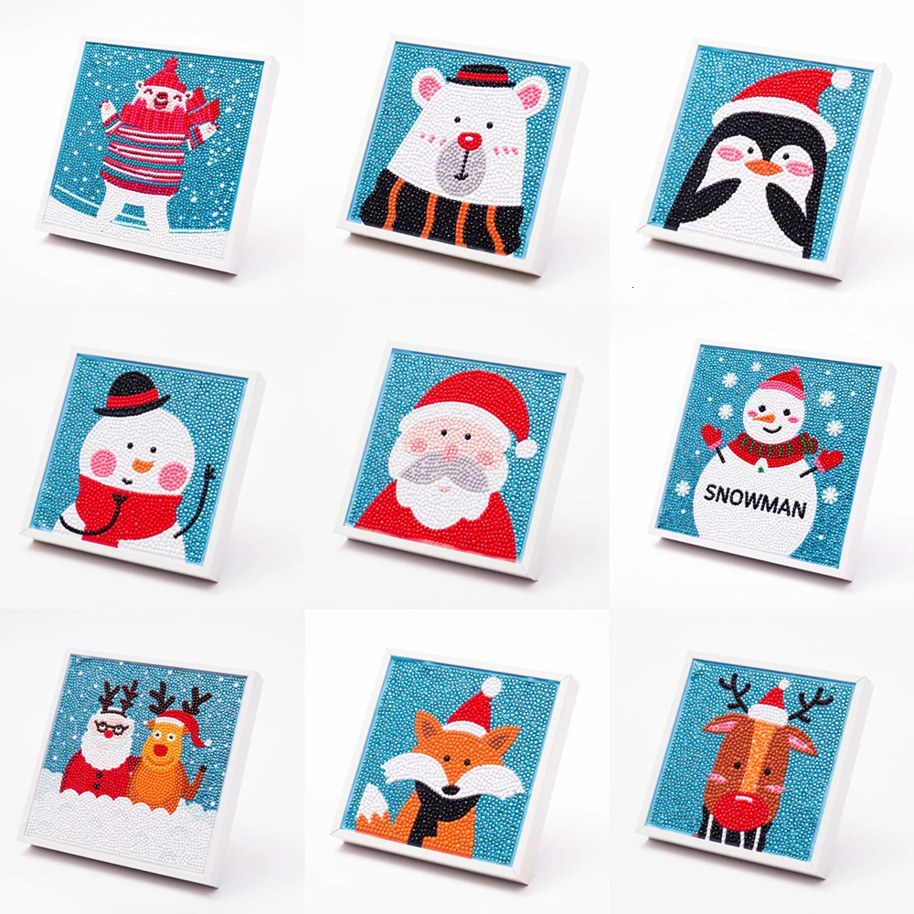 EverShine DIY Diamond Painting Special Shape Cartoon Christmas Embroidery Mosaic Santa Claus Handwork Wall Decoration | Дом и сад