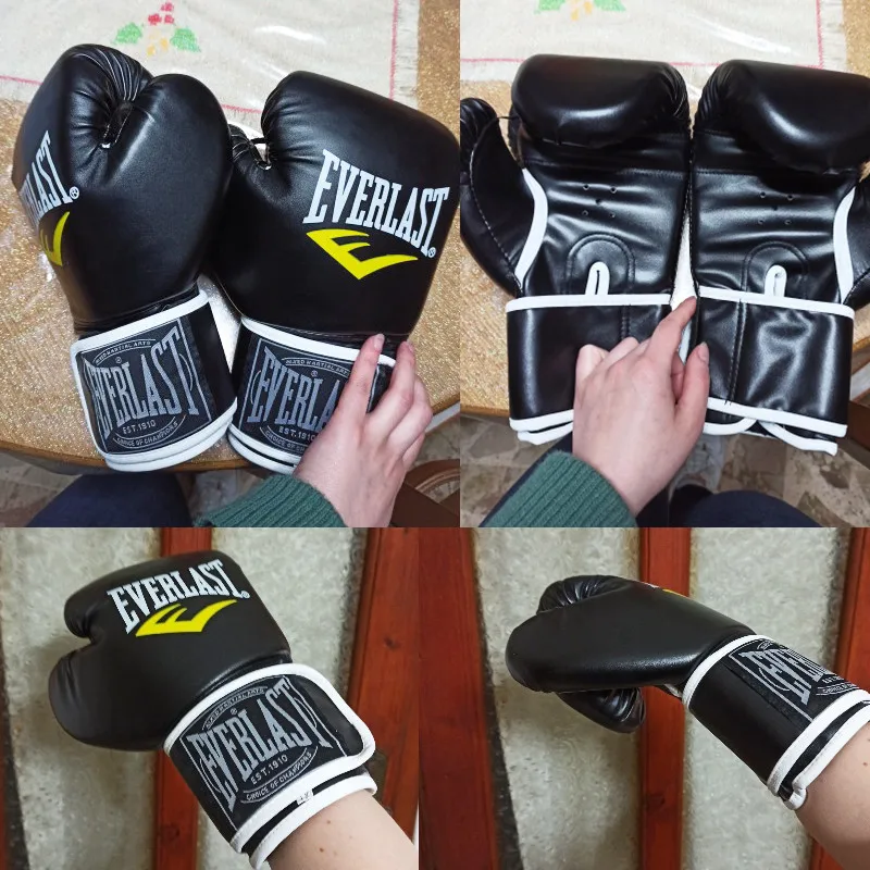 

Перчатки для бокса, бокса, мужские тренировочные перчатки для пиккинга, боксерские перчатки из ПУ кожи, профессиональные перчатки 12 унций д...