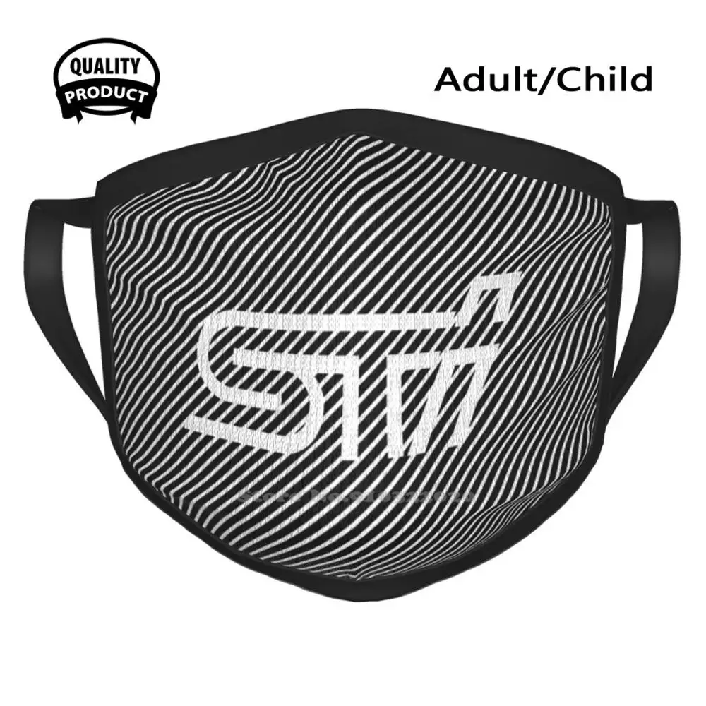 Sti углов дизайнерские черные дышащая многоразовая маска для полости рта Wrx ИППП