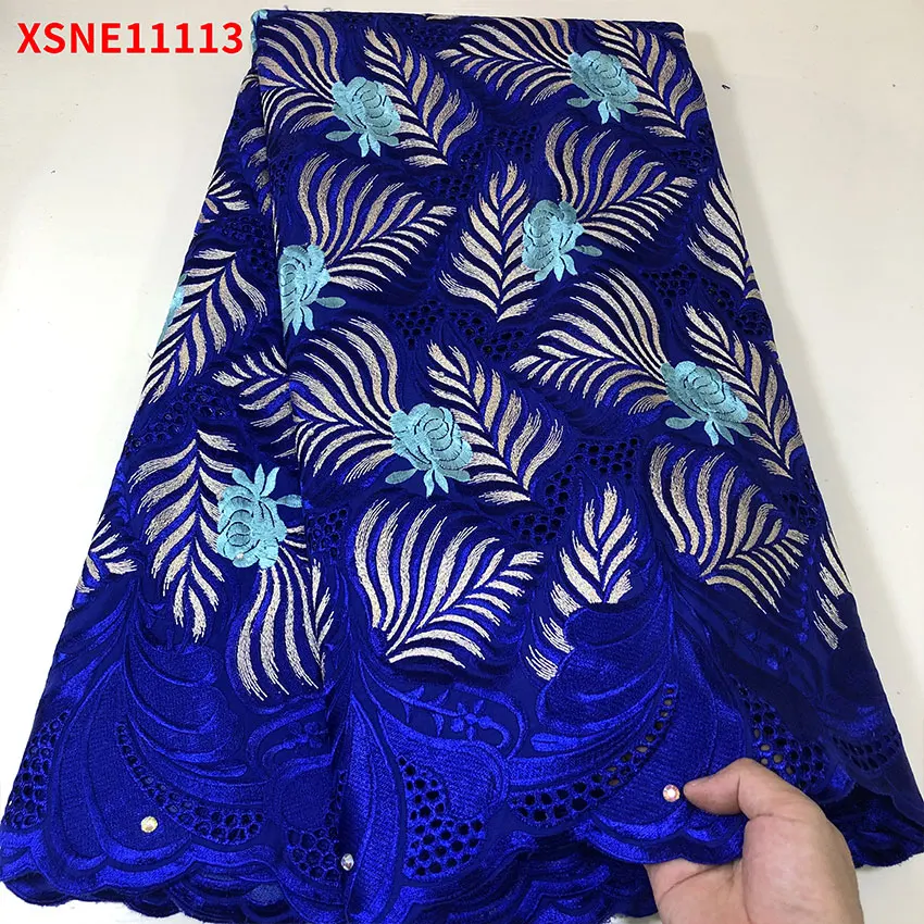 

Hot Sale ​Nigerian Swiss Lace Dress Cloth Flower Style ​African ​Ankara High Quality Cotton Soft ​Fabric XSNE11110