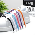 1 пара, эластичные шнурки для обуви, без завязывания