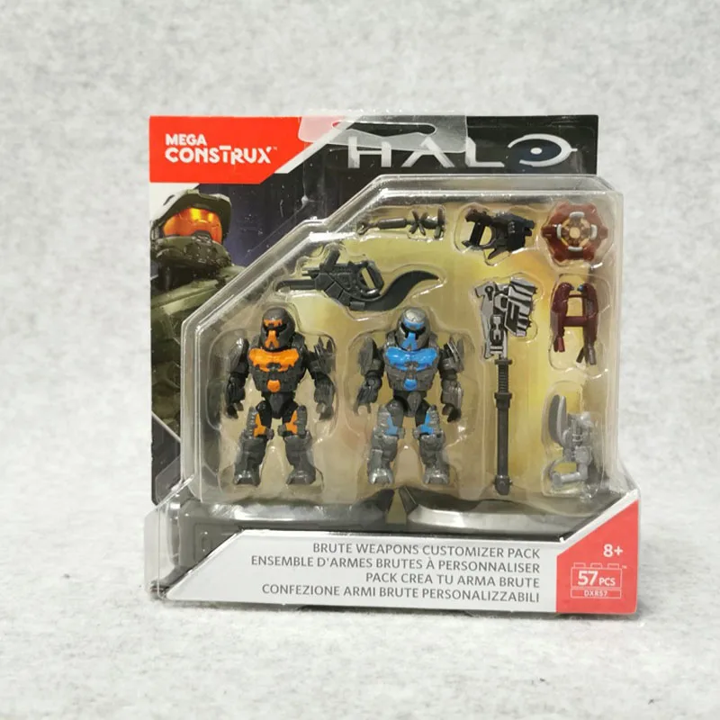 MEGA BLOKS MGM Jiabao HALO Halo Spartan Marine Elite Spitfire Оружие Двойной солдат детские игрушки