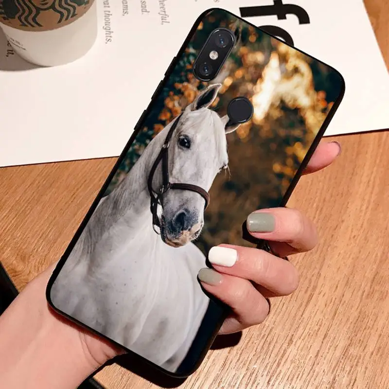 

Running horse animal high quality Phone Case For Xiaomi Redmi note 7 8 9 t k30 max3 9 s 10 pro lite