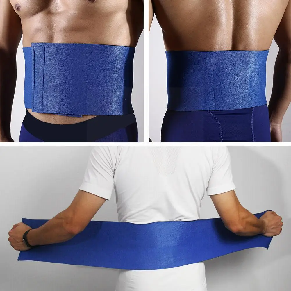

Body Sculpting Sweat Belt Men And Women Waist Elastic Abdominal Fitness Exercise Yoga Shaping Belt J9y1