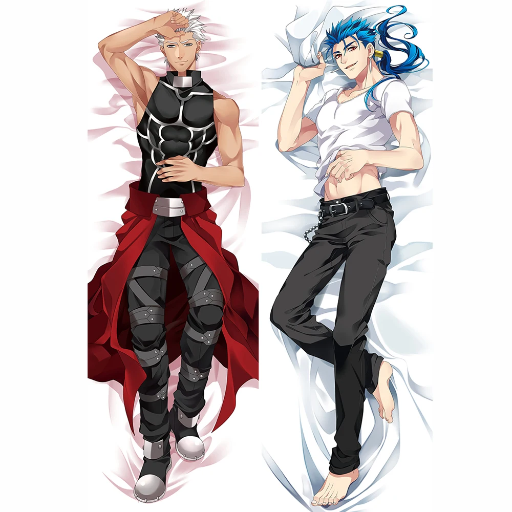 Фото Аниме Fate/Grand Order Emiya & Cu Chulainn Alter BL Мужская наволочка Otaku обнимающая подушка для Аниме Fate/Grand Order Emiya & Cu Chulainn Alter BL Мужская наволочка Otaku обнимающая подушка для