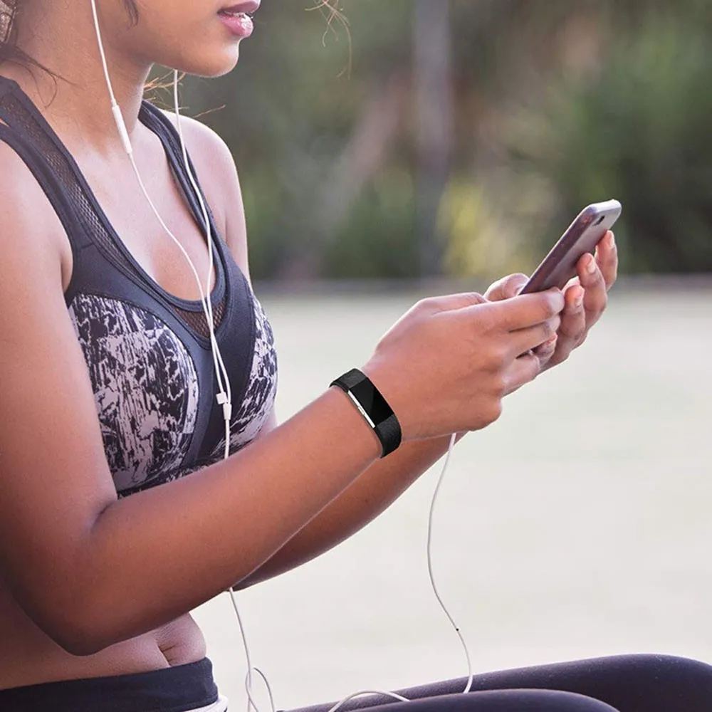 Силиконовые сменные полосы для браслета Fitbit Charge 2 Аксессуары наручных браслетов