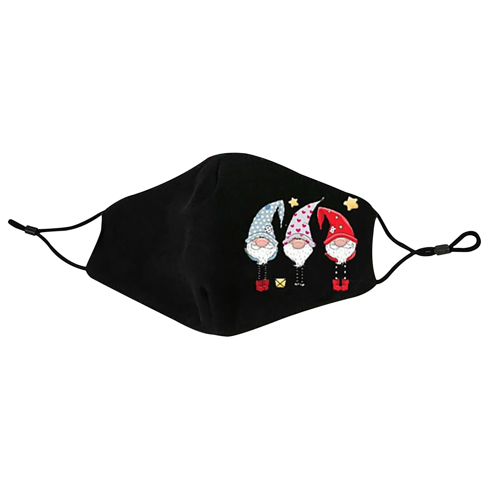 

5pcs Christmas Printed Masks Breathable Washable Reusable Mouth Mask Outdoor Breathable Protective Ear-hook Mask #E