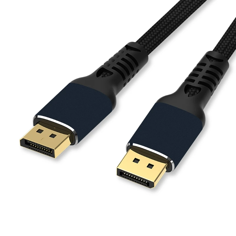 

1/2/3meter DisplayPort 2.0 Cable 16K 60Hz 80Gbps Computer Connector Adapter Cord Usd for TV Gaming Monitor