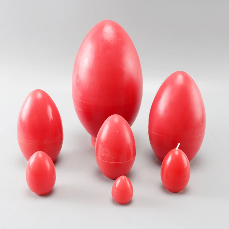 Сделай Сам форма в форме яйца шоколадная свеча многоразмерная Большая маленькая