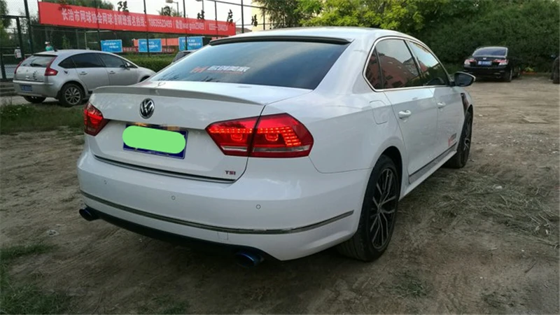 Использовать для Volkswagen passat спойлер на крышу VW B7 2012 13 14 15 лет ПУ пластиковые задние крыла на крышу спортивные аксессуары
