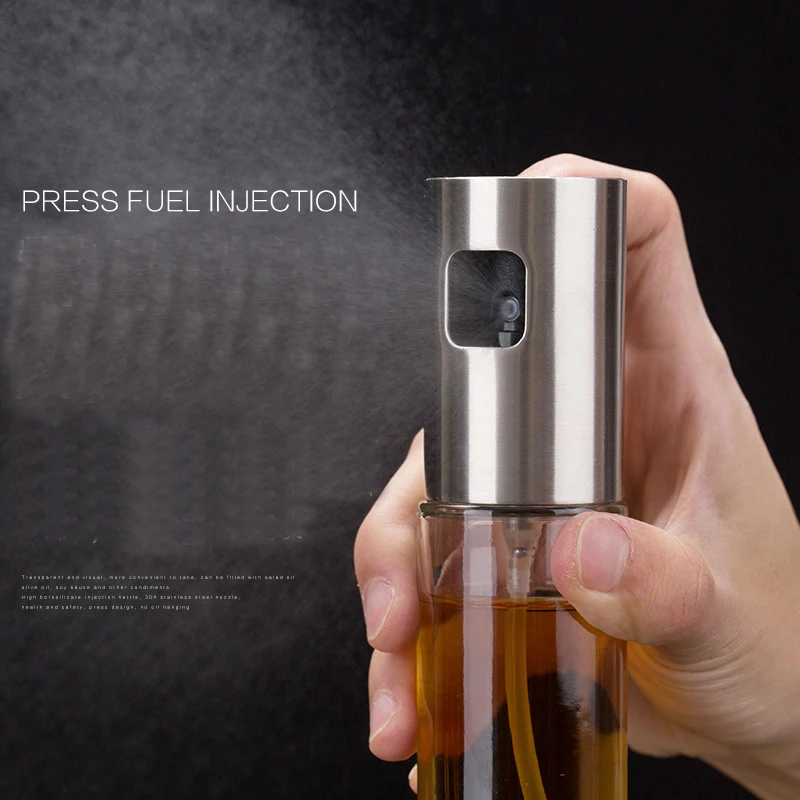 Стеклянный пищевой распылитель для масла кухонный масло выпечки