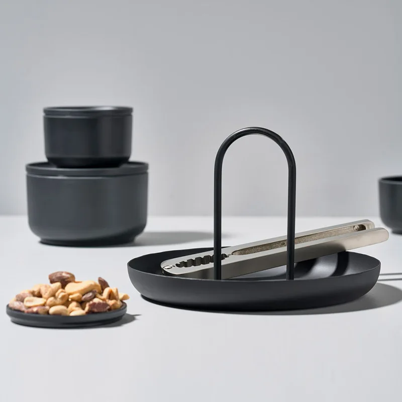 

Modern Round Portable Tray Desktop Storage Tray Nordic Simple Jewelry Trays Living Room Kitchen Table Small Objects Tray