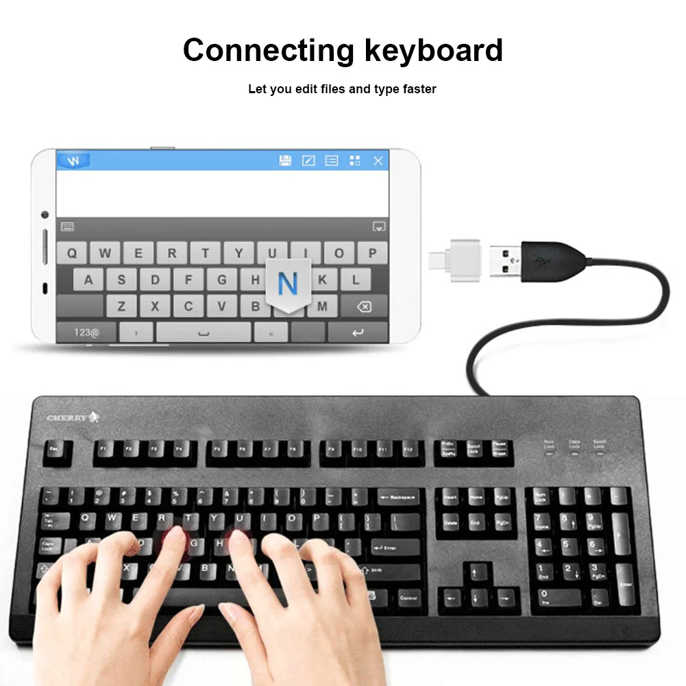 5 шт. Мини OTG USB кабель адаптер Micro в конвертер для Android Tablet PC мышь клавиатура диск