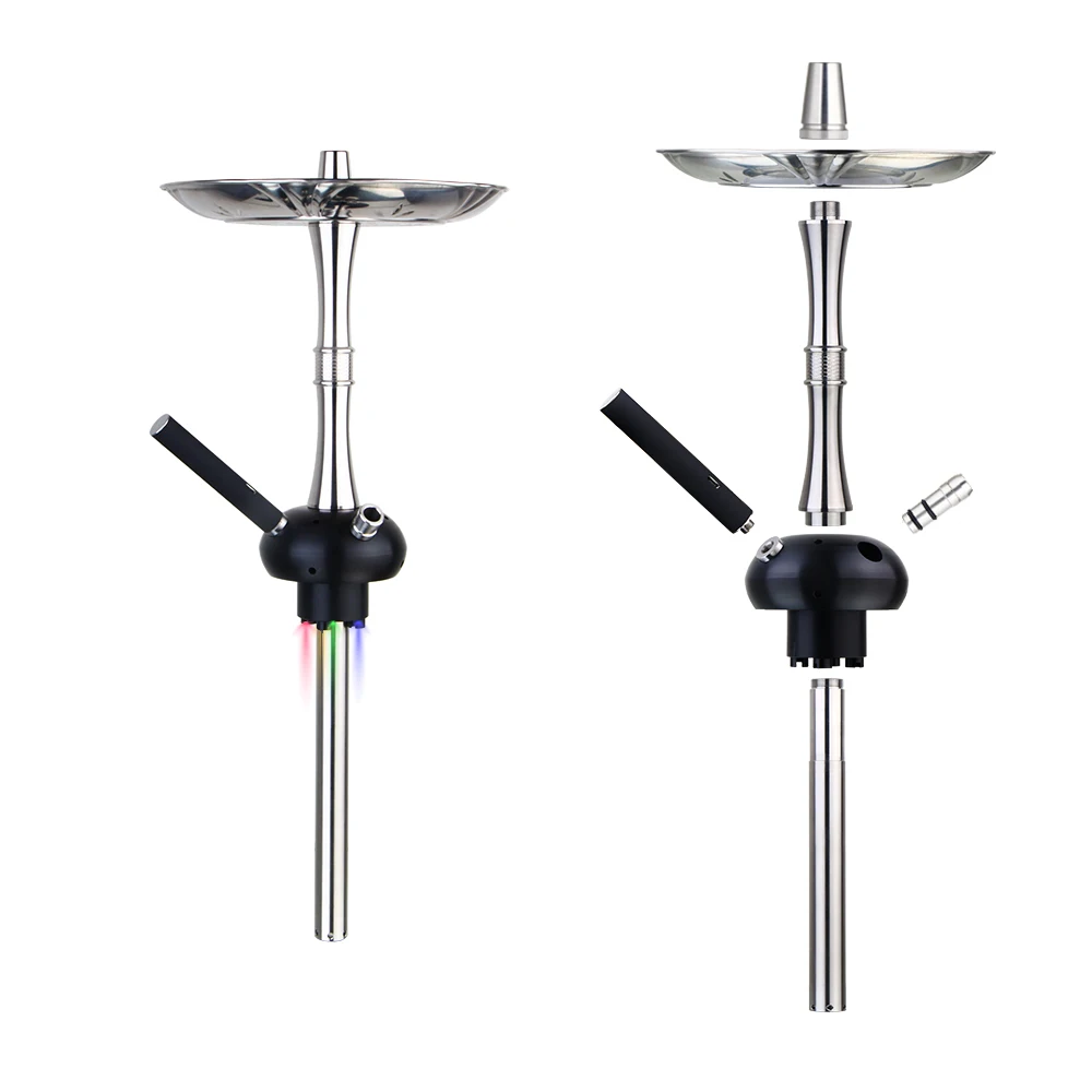 

Portable Glass Hookah Double HosesChicha Narguile Complete with Charcoal Tray Tong Water Smoking Pipe Hooka Set