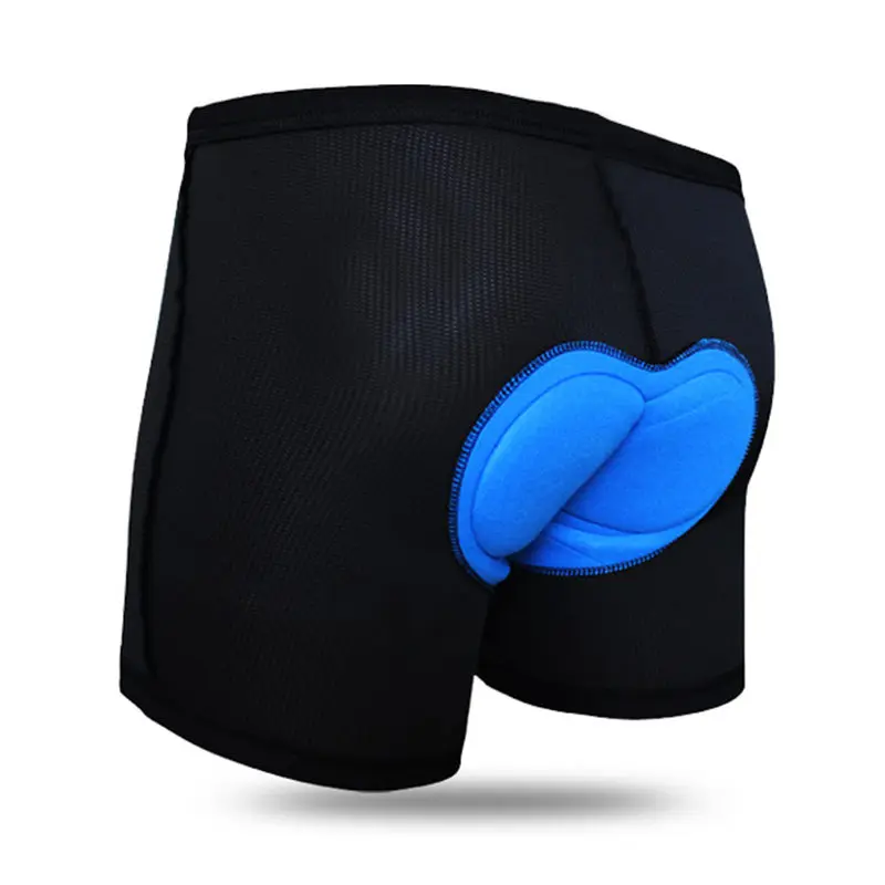 Underwear-Blue WOSAWE, светоотражающие мужские велосипедные шорты для горного велосипеда, спортивные, гелевые, для самостоятельной сборки, для езды на горном велосипеде, для гонок, для защиты от дождя, велосипедные шорты - Цвет: Underwear-Blue
