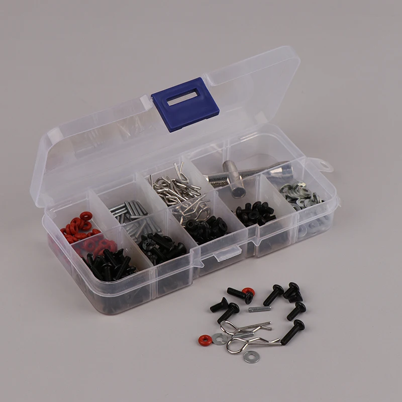 

1 Набор Универсальный ремонтный инструмент набор винтов набор аксессуаров коробка чехол для 1/10 HSP радиоуправляемого автомобиля