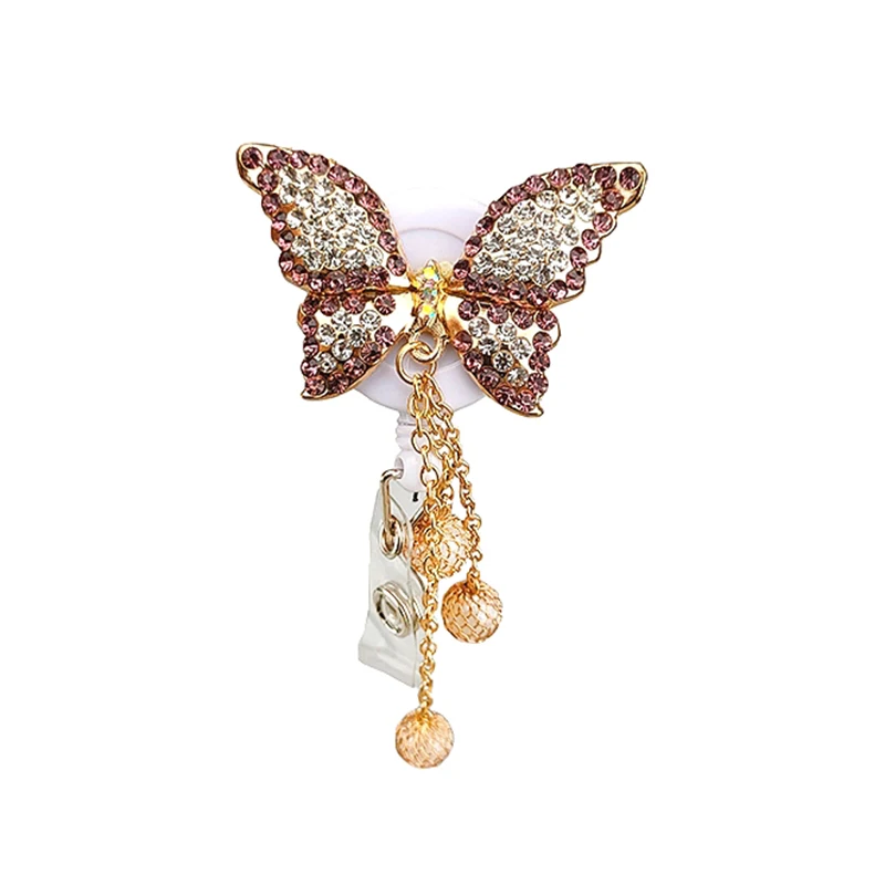 3 шт./партия бесплатная доставка изящная бабочка с маленькими шармами выдвижная