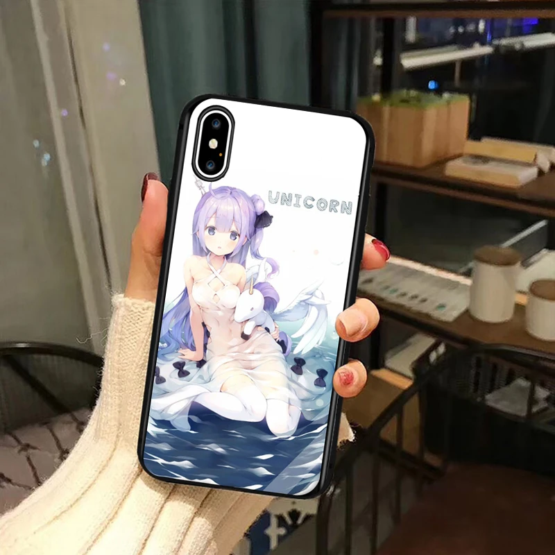 9 Чехол из закаленного стекла для телефона для мобильных игр Azur Лейн для iPhone 11 Pro Max X XS Max XR 6 6s 7 8 Plus, сексуальный Чехол для мобильного телефона - Цвет: 9