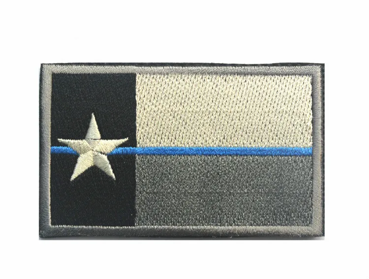 Флаг штата Техас USA 3D наружные вышитые наклейки аппликации для головного