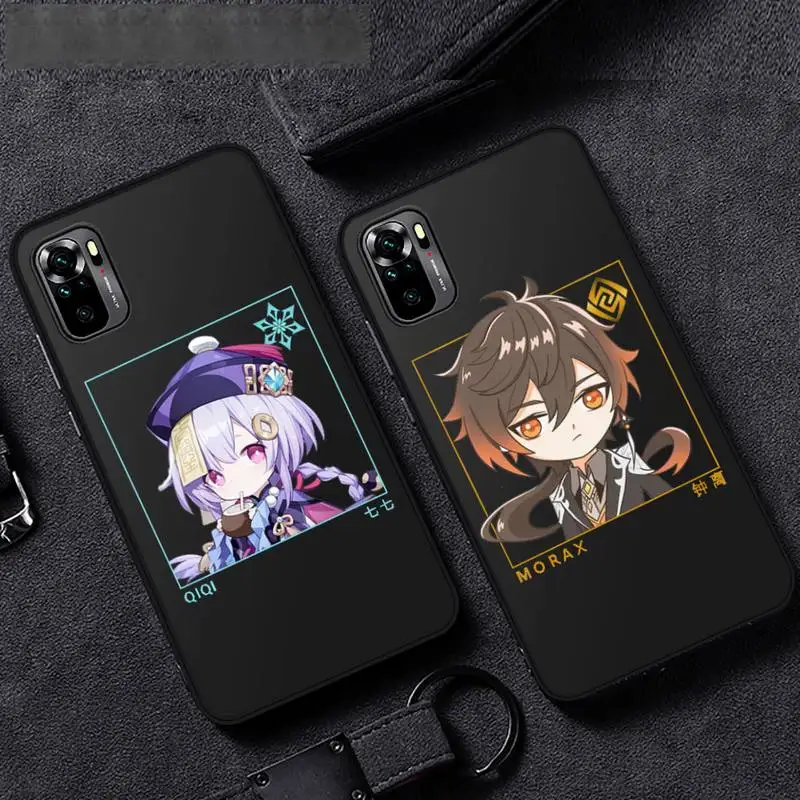 

Genshin impact zhongli hutao Phone Case For Xiaomi Mi Redmi Note 8T 9T 9S 9A 10 7 8 9 Lite pro