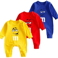 baby clothes spring and autumn climbing romper newborn boys girls long sleeved cartoon ha jumpsuit cotton pajamas one piece body