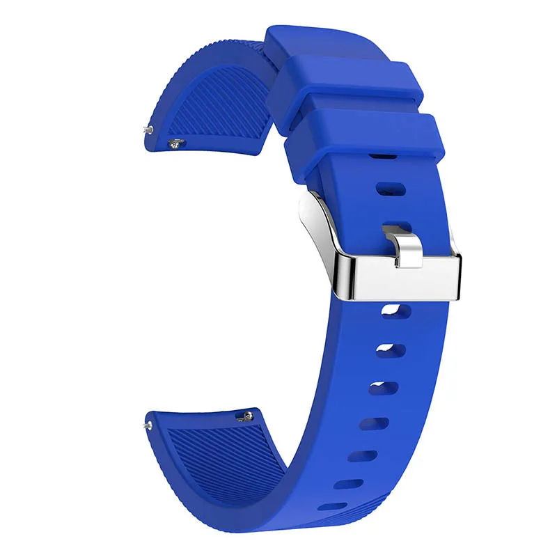 Pin Blue Для Xiaomi Huami Amazfit GTS силиконовый ремешок на запястье Замена для samsung Galaxy watch 42 мм gear sport/s2 Смарт-часы полосы - Цвет: Pin Blue