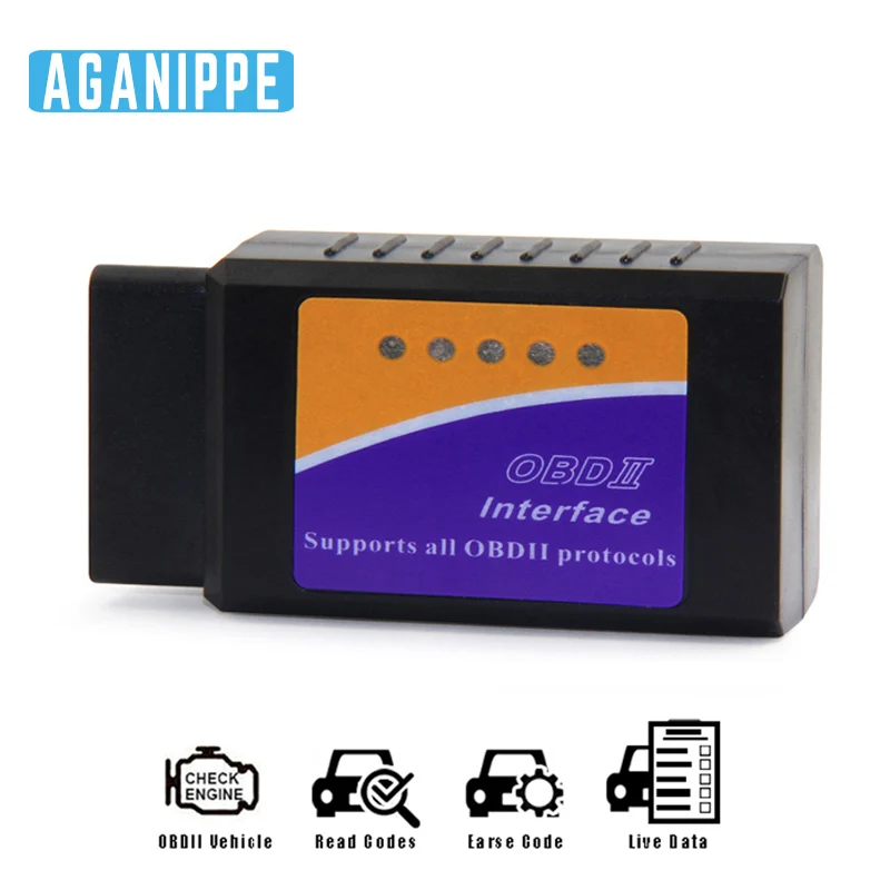 Elm327 Wifi OBD Автомобильная диагностика Авто сканер V1.5 Elm 327 Wi Fi диагностический OBD2 для