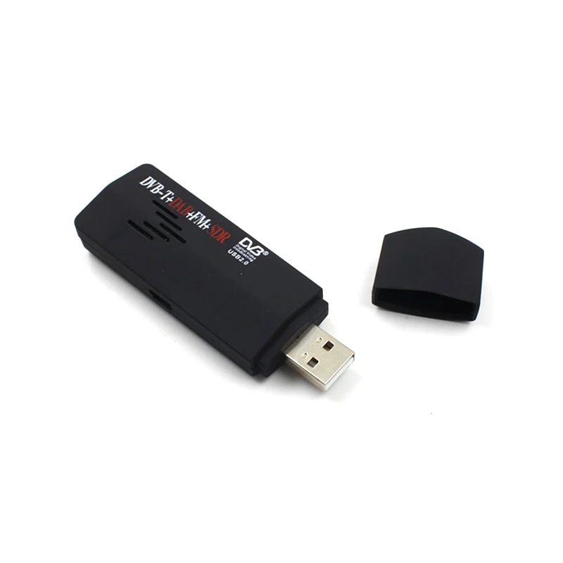 Оптовая продажа цифровой USB 2 0 TV Stick FM + DAB DVB T RTL2832U R820T SDR HD ТВ тюнер приемник палка