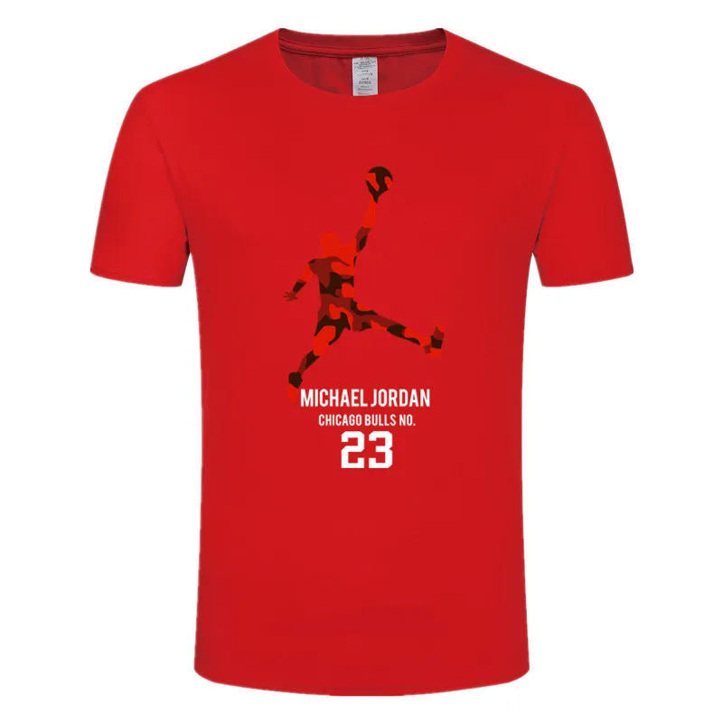 

2021 new men's Jordan T-shirt high quality 23 brand printed 100% polyester round neck short sleeve T-shirt cool men's wear