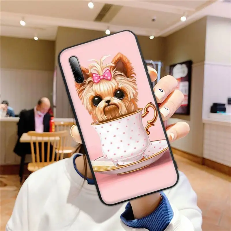 

Hot Yorkshire terrier dog puppy Silicone Phone Case for Samsung S7edge s8 s9plus s10 lite2019 2020 S20ULTRA S20plus Cover