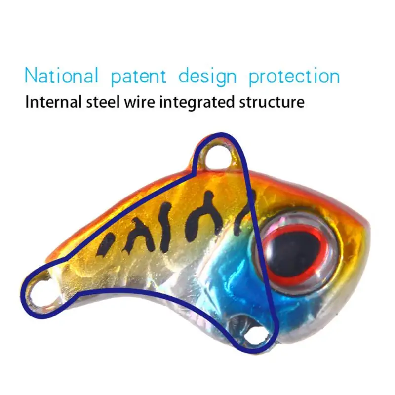 Fishing lure Quickly rotating small whirlwind Vibrating VIB sequins LURE bait Metal vib Sea accessories | Спорт и развлечения