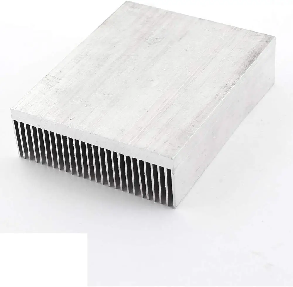 Серебристый алюминиевый радиатор теплоотвода 100x80x27 мм|solenoid valve|pulse solenoid valvepulse |